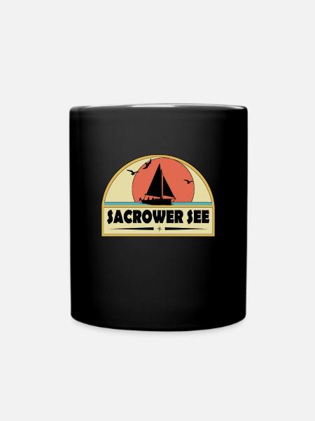 Sacrower See - Tasse einfarbig - Schwarz