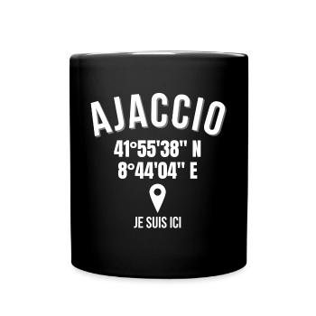 Corsica, Corsica, humor Ajaccio - Full Colour Mug - black - Front