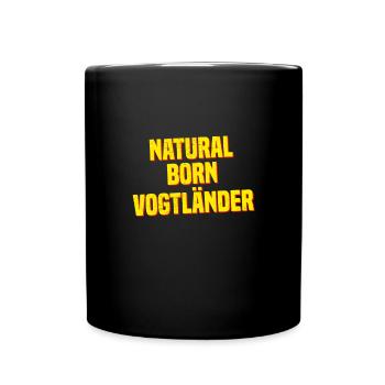Vogtland - Tasse einfarbig - Schwarz - Vorne