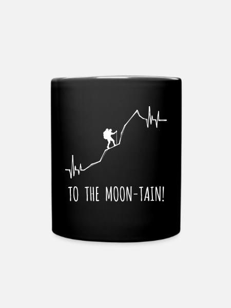 Randonnée Randonneurs Randonnée en montagne Déclaration de randonnée - Mug uni - noir