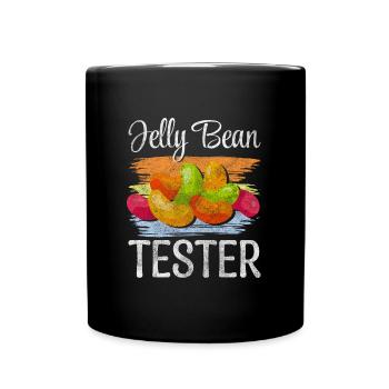 Dessert Kuchen Süßes Bonbon - Tasse einfarbig - Schwarz - Vorne