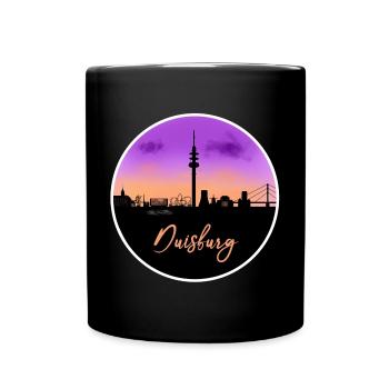 Duisbourg Fine Skyline - Mug uni - noir - Devant
