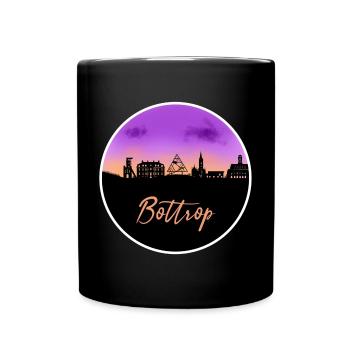Bottrop Fine Skyline - Full Colour Mug - black - Front
