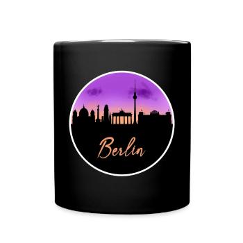Berlin Fine Skyline - Mug uni - noir - Devant