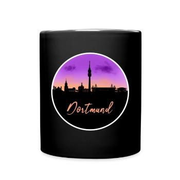 Dortmund Fine Skyline - Mug uni - noir - Devant