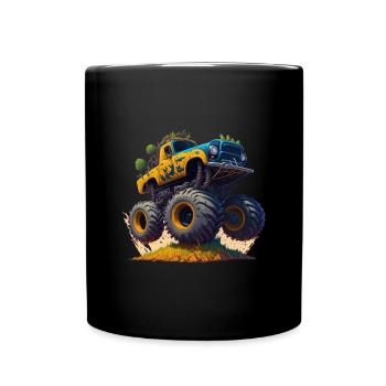 Monster truck - Mug uni - noir - Devant