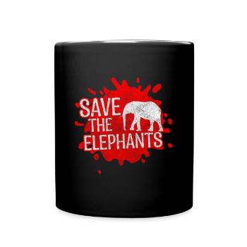 Défenseurs des droits des animaux Sauveteurs d’animaux Protection de l’environnement - Mug uni - noir - Devant
