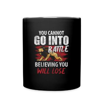 Danger de chasse du roi Grace - Mug uni - noir - Devant