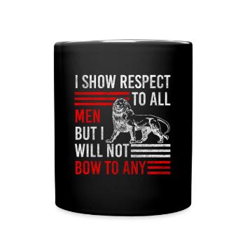 King Courage Wilderness - Full Colour Mug - black - Front
