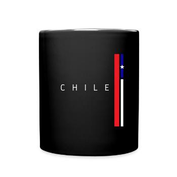 Drapeau du Chili, fierté chilienne - Mug uni - noir - Devant