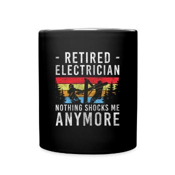 Current Occupation Voltage - Full Colour Mug - black - Front