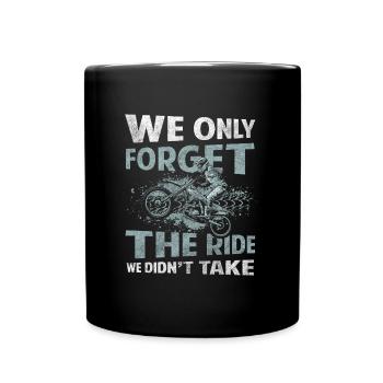Dirtbike Dreck Street - Tasse einfarbig - Schwarz - Vorne