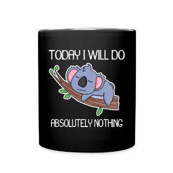 Funny saying, funny sayings - Full Colour Mug - black - Front