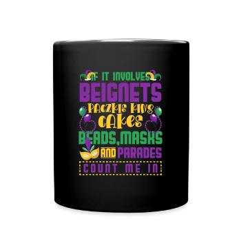 Carnival Parade Chain Street Festival - Full Colour Mug - black - Front