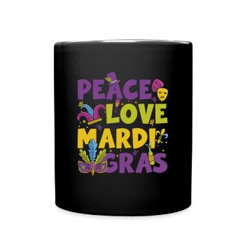 Défilé du parti Célébrez le mardi - Mug uni - noir - Devant