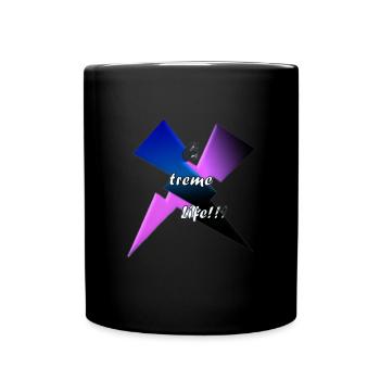 EXTREMES LEBEN - Tasse einfarbig - Schwarz - Vorne
