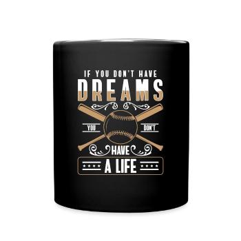 Baseball Player Sports America game - Full Colour Mug - black - Front