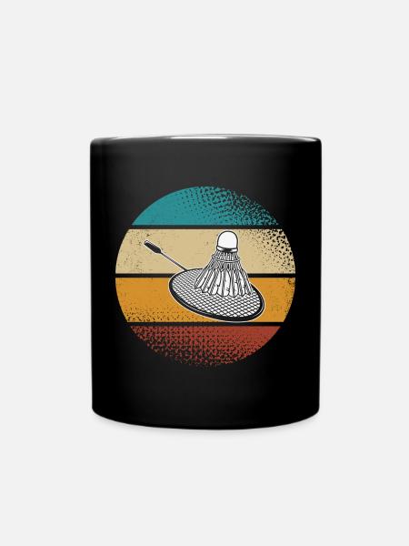 Badminton - Tasse einfarbig - Schwarz