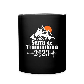 Mallorca Serra de Tramuntana - Tasse einfarbig - Schwarz - Vorne