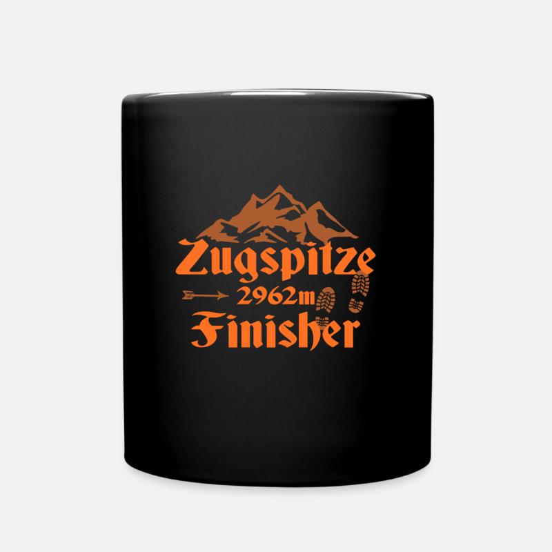 Zugspitze 2023 finisher - Tasse einfarbig - Schwarz
