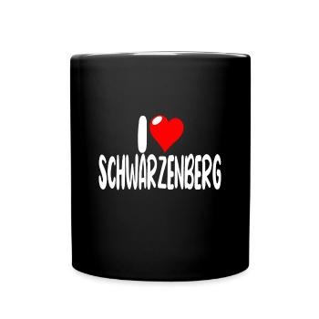 Schwarzenberg - Tasse einfarbig - Schwarz - Vorne