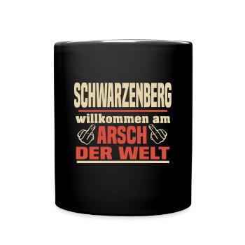 Schwarzenberg - Tasse einfarbig - Schwarz - Vorne