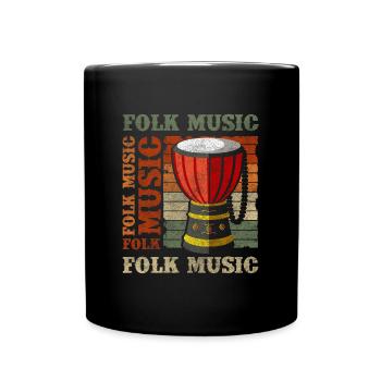 Musik Kultur Konzert Land - Tasse einfarbig - Schwarz - Vorne