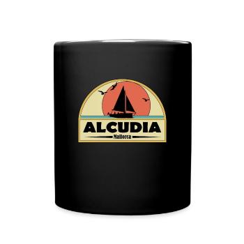 Alcudia - Tasse einfarbig - Schwarz - Vorne