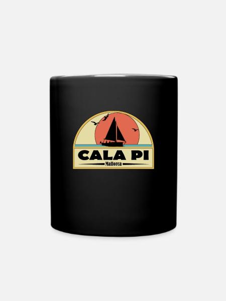 Cala Pi - Tasse einfarbig - Schwarz