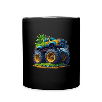 Monster truck - Mug uni - noir - Devant