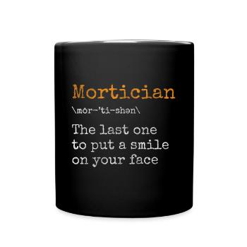 Cimetière des pompes funèbres - Mug uni - noir - Devant