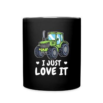 Déclaration de l’agriculteur Tracteur de véhicule à moteur Agriculture arable - Mug uni - noir - Devant