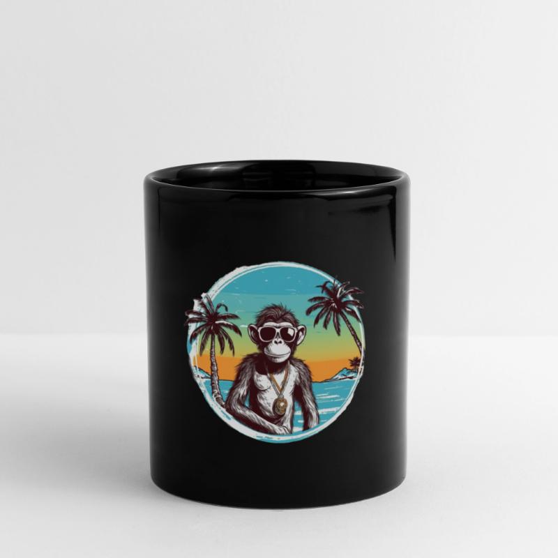Cool Monkey * Conception de plage d’été Mug uni