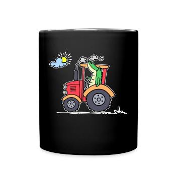 Feld Bauer Tractor Agricultural Machinery Commercial Vehicle - Full Colour Mug - black - Front
