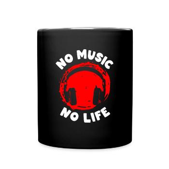 Dj Party Songs - Full Colour Mug - black - Front