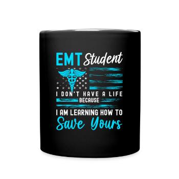 Studying Future Law Computer - Full Colour Mug - black - Front