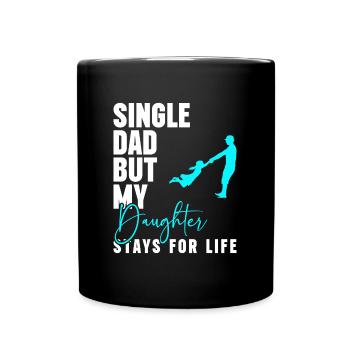 Solo Beziehung Humor - Tasse einfarbig - Schwarz - Vorne