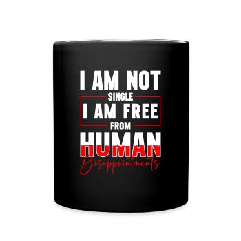 Seul amour solitaire - Mug uni - noir - Devant