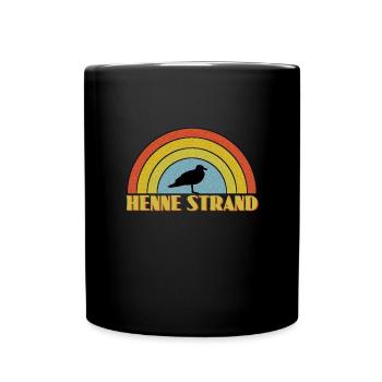 Henne Strand - Mug uni - noir - Devant