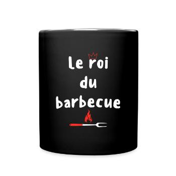 Le roi du barbecue - Mug uni - noir - Devant