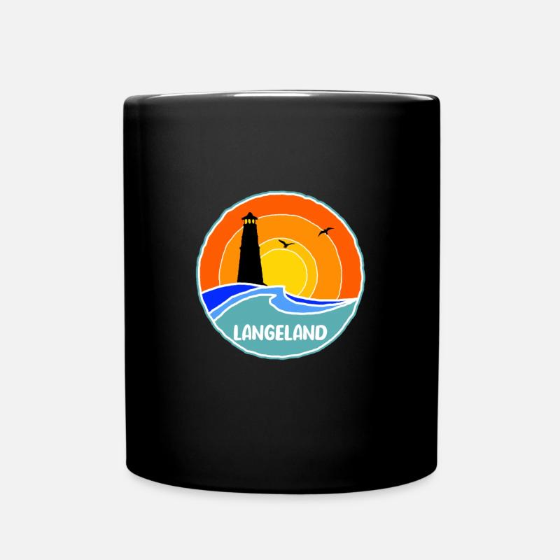 Langeland Dänemark - Tasse einfarbig - Schwarz