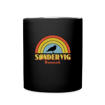 Canton de Söndervig - Mug uni - noir - Devant