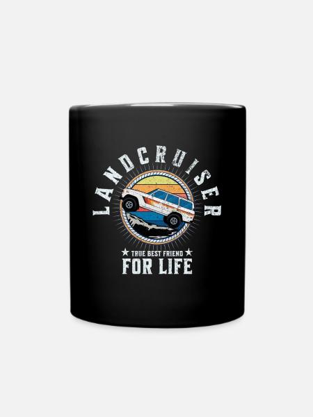 Landcruiser Retro Life - Full Colour Mug - black