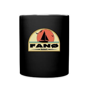 Fanö Dänemark - Tasse einfarbig - Schwarz - Vorne
