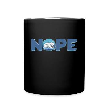 No, polar bear - Full Colour Mug - black - Front