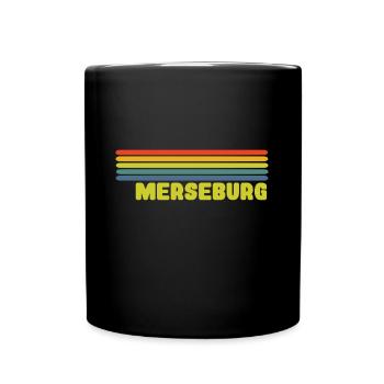 Merseburg - Tasse einfarbig - Schwarz - Vorne