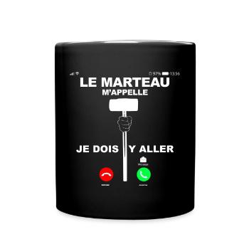 Sport Training Marteau Exercice - Mug uni - noir - Devant