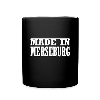 Merseburg - Tasse einfarbig - Schwarz - Vorne