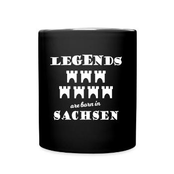 The Saxons from Transylvania - Full Colour Mug - black - Front