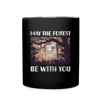 Nature Nature Recreation Forester - Full Colour Mug - black - Front